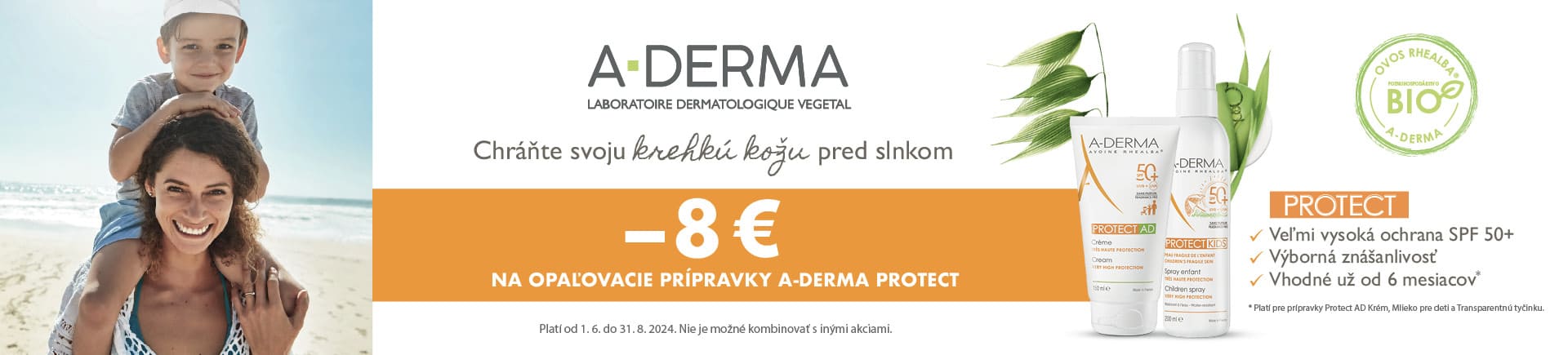 A-Derma Protect zľava 8 €